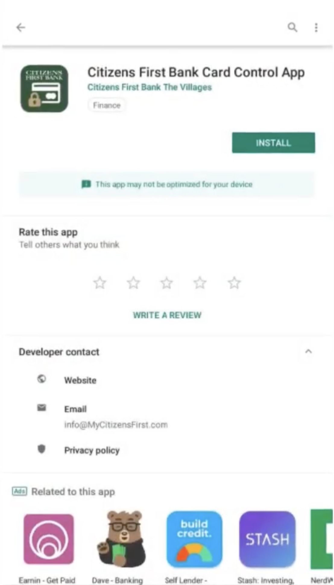 Card Control Application Digital Training